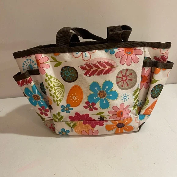 Thirty-One Floral Multi-Color Utility/Craft Bag (OY) - Picture 6 of 8